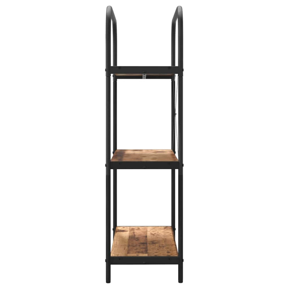 Produktbild för Hyllsystem Gammalt trä 80 x 30 x 109 cm Konstruerat trä