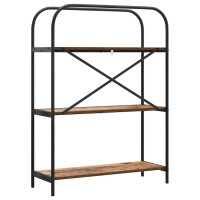 Produktbild för Hyllsystem Gammalt trä 80 x 30 x 109 cm Konstruerat trä