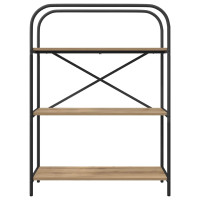 Produktbild för Hyllsystem Artisan Ek 80 x 30 x 109 cm Konstruerat trä