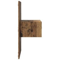 Produktbild för Nattduksbord 2 pcs Gammalt trä 50 x 32,5 x 80cm Konstruerat trä