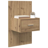 Produktbild för Nattduksbord 2 pcs Artisan Ek 50 x 32,5 x 80cm Konstruerat trä