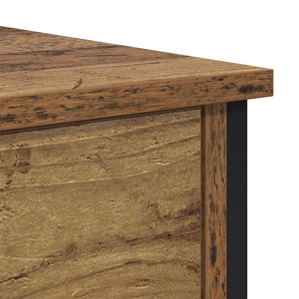 Produktbild för Sängskåp 2 pcs Gammalt trä 40 x 39 x 40 cm Konstruerat trä