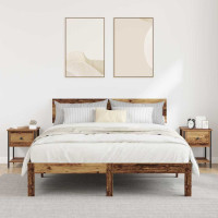 Produktbild för Sängskåp 2 pcs Gammalt trä 40 x 39 x 40 cm Konstruerat trä