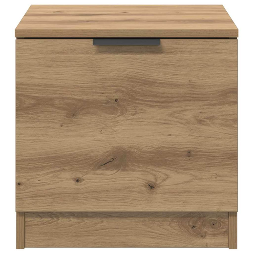 Produktbild för Sängskåp 2 pcs Artisan Ek 40 x 39 x 40 cm Konstruerat trä
