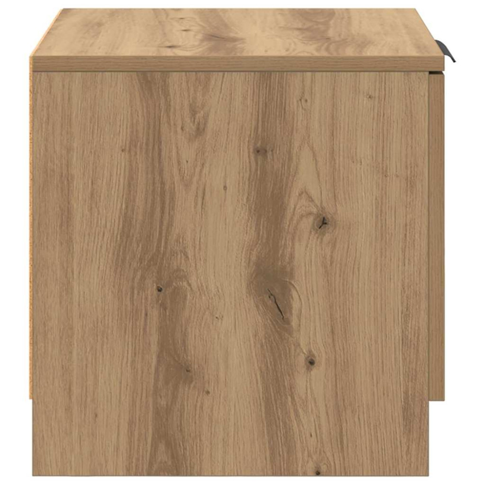 Produktbild för Sängskåp 2 pcs Artisan Ek 40 x 39 x 40 cm Konstruerat trä