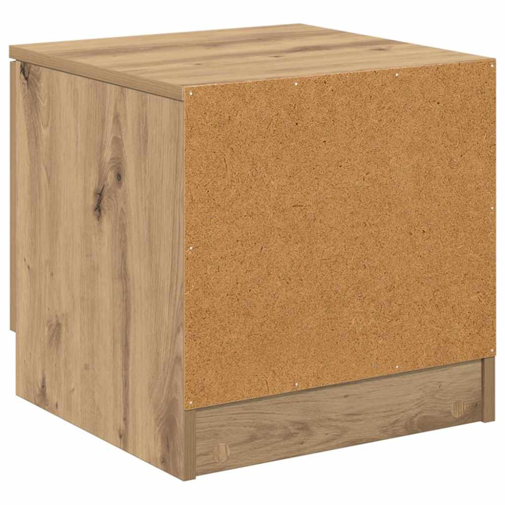 Produktbild för Sängskåp 2 pcs Artisan Ek 40 x 39 x 40 cm Konstruerat trä