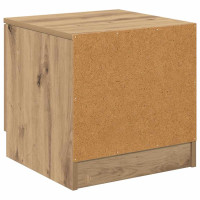 Produktbild för Sängskåp 2 pcs Artisan Ek 40 x 39 x 40 cm Konstruerat trä