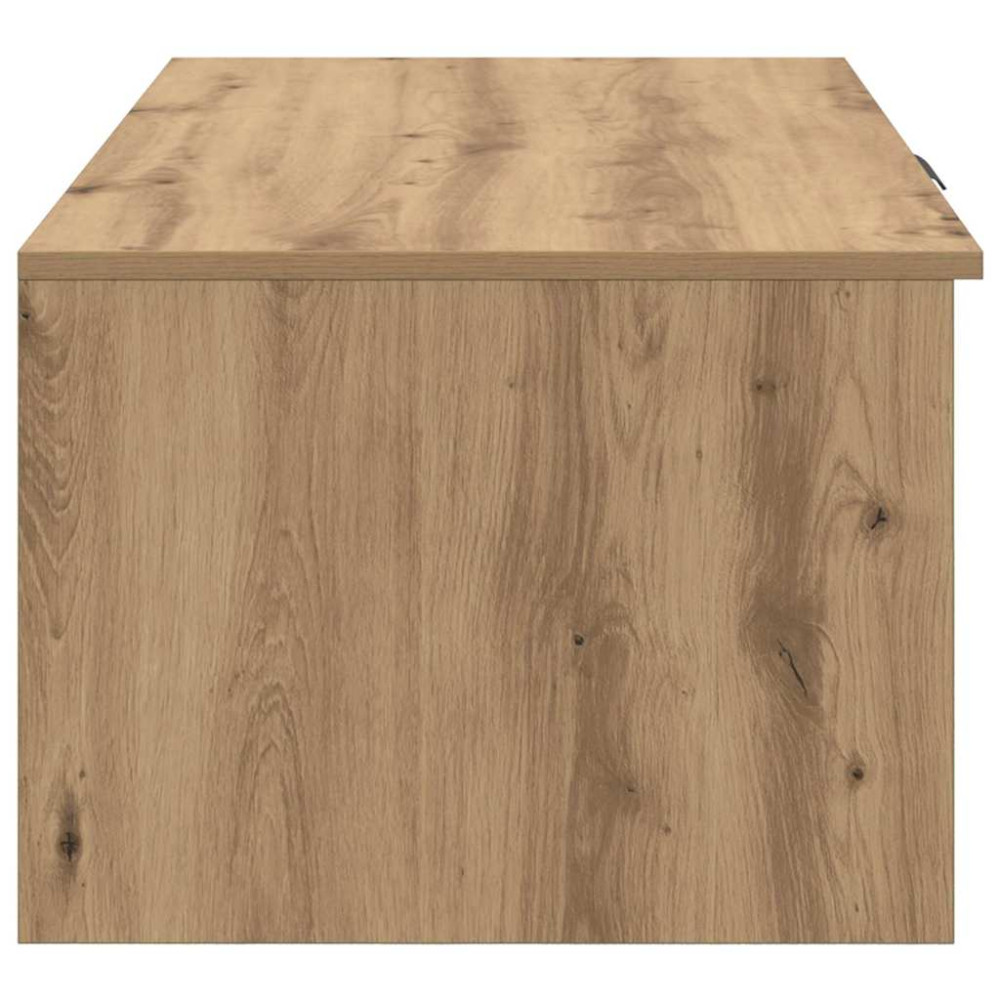 Produktbild för Kaffeebord med låda Artisan Ek 102 x 50 x 36cm Konstruerat trä
