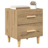 Produktbild för Sängskåp 2 pcs Artisan Ek 40 x 35 x 47.5cm Konstruerat trä