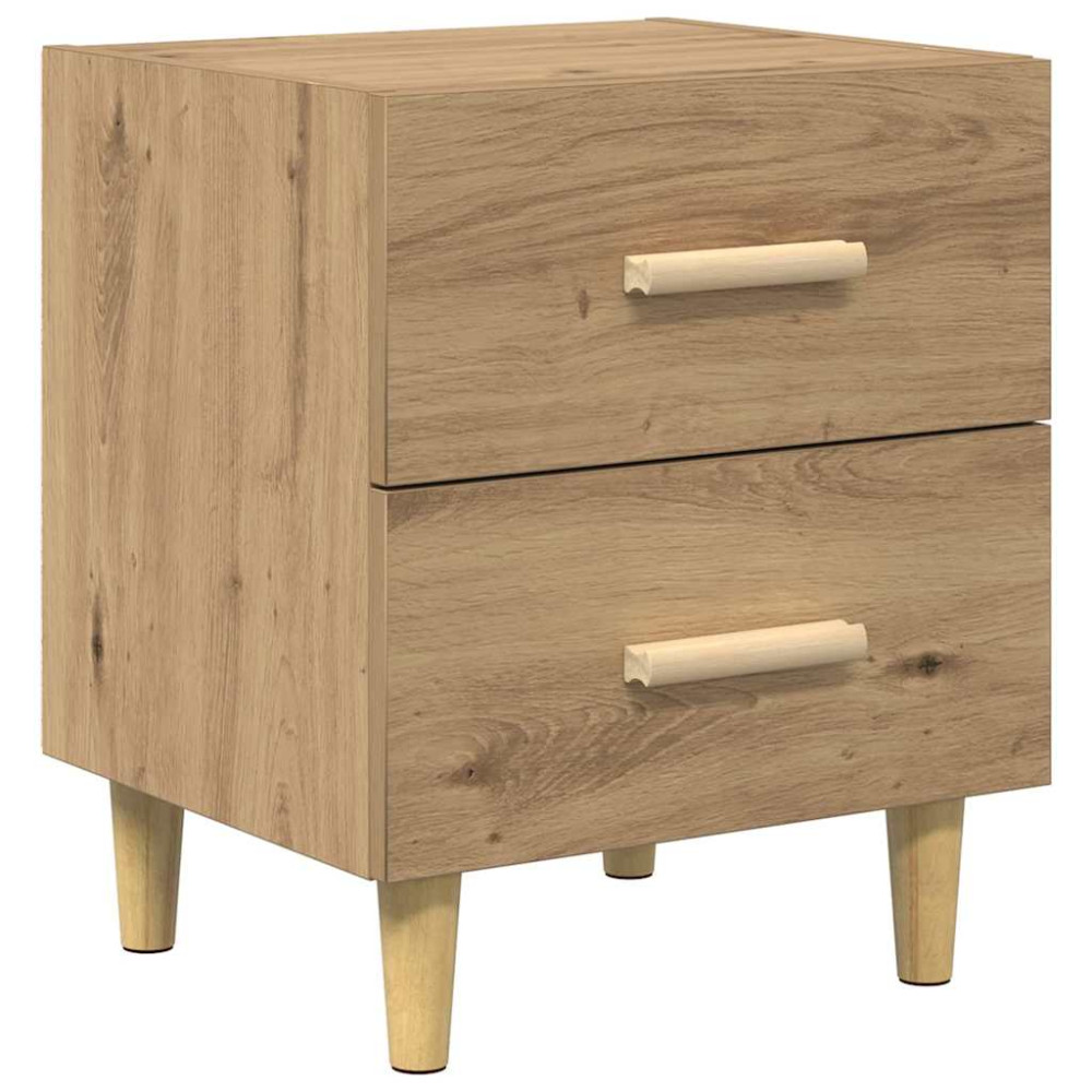 Produktbild för Sängskåp 2 pcs Artisan Ek 40 x 35 x 47.5cm Konstruerat trä