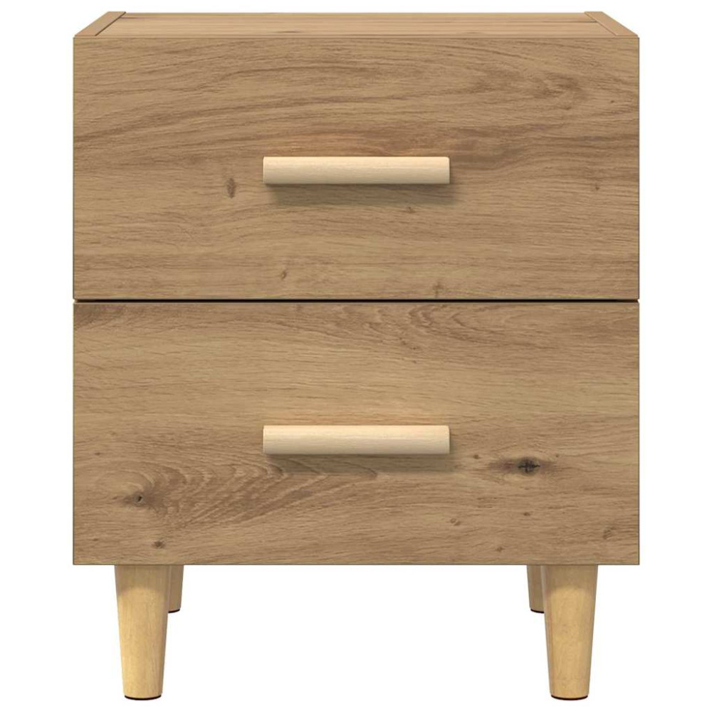 Produktbild för Sängskåp 2 pcs Artisan Ek 40 x 35 x 47.5cm Konstruerat trä