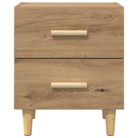 Produktbild för Sängskåp 2 pcs Artisan Ek 40 x 35 x 47.5cm Konstruerat trä
