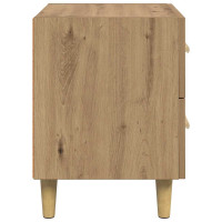 Produktbild för Sängskåp 2 pcs Artisan Ek 40 x 35 x 47.5cm Konstruerat trä