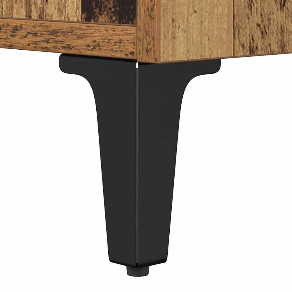 Produktbild för Sängskåp 2 pcs Gammalt trä 40 x 35 x 47,5 cm Konstruerat trä