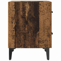 Produktbild för Sängskåp 2 pcs Gammalt trä 40 x 35 x 47,5 cm Konstruerat trä