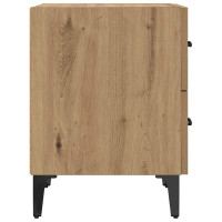 Produktbild för Sängskåp 2 pcs Artisan Ek 40 x 35 x 47,5 cm Konstruerat trä