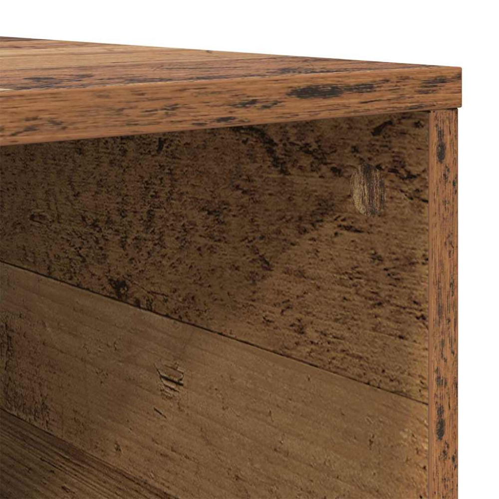Produktbild för Kaffeebord Gammalt trä 80 x 80 x 36,5 cm Konstruerat trä
