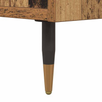 Produktbild för Nattduksbord med låda 2 pcs Gammalt trä 40 x 35 x 47,5 cm