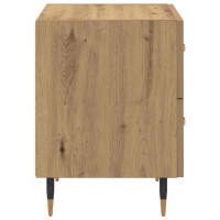 Produktbild för Nattduksbord 2 pcs Artisan Ek 40 x 35 x 47,5 cm Konstruerat trä