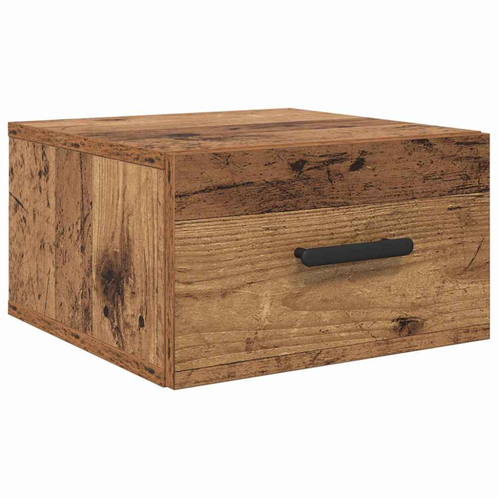 Produktbild för Nattduksbord Gammalt trä 35 x 35 x 20 cm Konstruerat trä