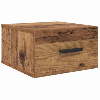 Produktbild för Nattduksbord Gammalt trä 35 x 35 x 20 cm Konstruerat trä
