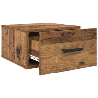 Produktbild för Nattduksbord Gammalt trä 35 x 35 x 20 cm Konstruerat trä