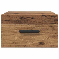 Produktbild för Nattduksbord Gammalt trä 35 x 35 x 20 cm Konstruerat trä