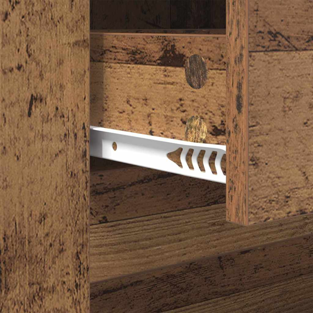 Produktbild för Kaffeebord Gammalt trä 102 x 44,5 x 50 cm Konstruerat trä
