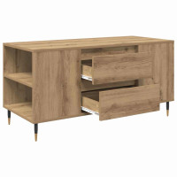 Produktbild för Kaffeebord Artisan Ek 102 x 44,5 x 50 cm Konstruerat trä