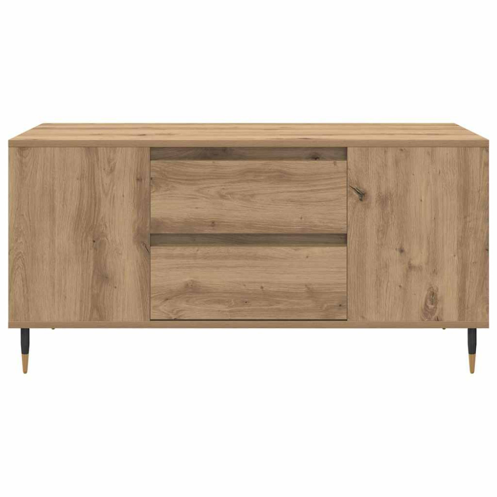 Produktbild för Kaffeebord Artisan Ek 102 x 44,5 x 50 cm Konstruerat trä