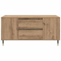 Produktbild för Kaffeebord Artisan Ek 102 x 44,5 x 50 cm Konstruerat trä