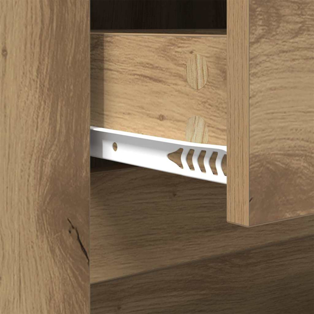 Produktbild för Kaffeebord Artisan Ek 102 x 44,5 x 50 cm Konstruerat trä