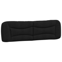 Produktbild för Headboard Cushion "Hvar" Black 193 cm Faux Leather