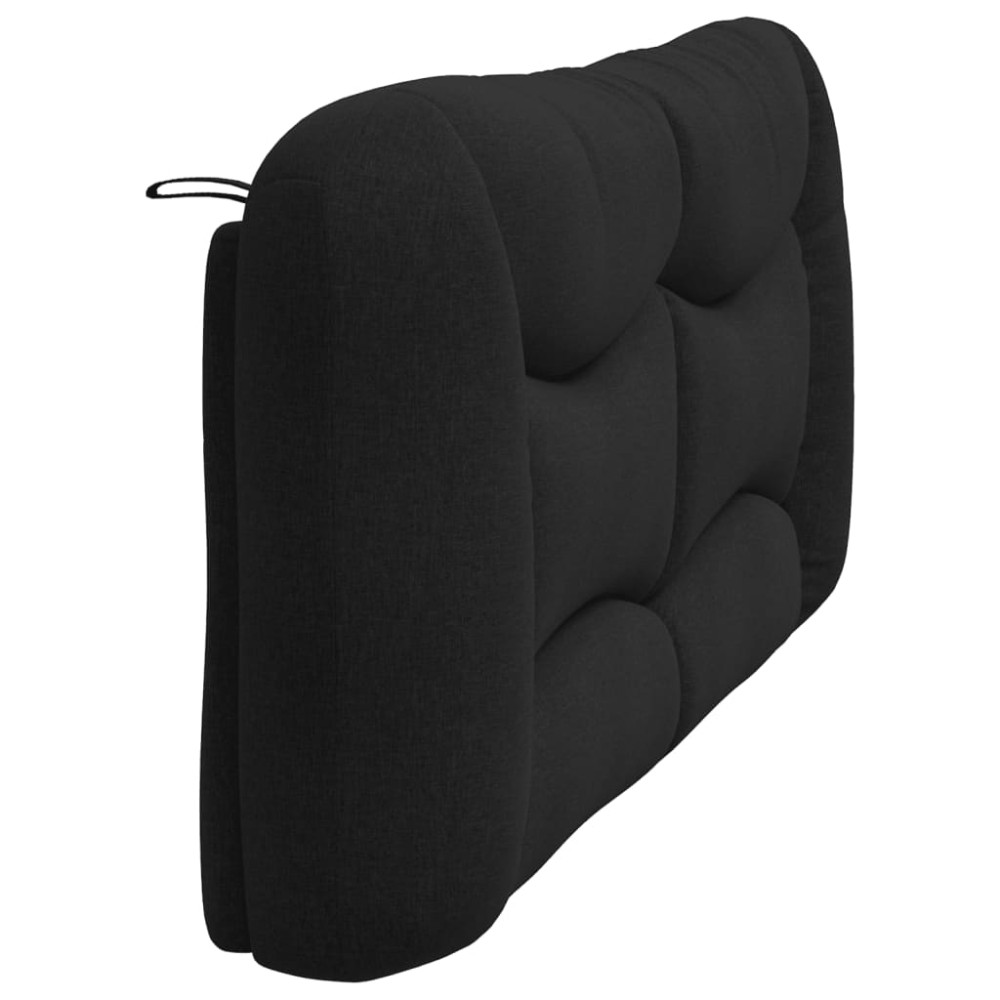 Produktbild för Headboard Cushion "Hvar" Black 193 cm Faux Leather