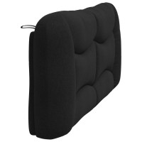 Produktbild för Headboard Cushion "Hvar" Black 193 cm Faux Leather
