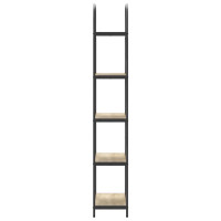 Produktbild för Hyllsystem Sonoma-ek 60 x 30 x 183 cm Konstruerat trä