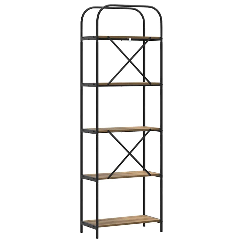 Produktbild för Hyllsystem Artisan Ek 60 x 30 x 183 cm Konstruerat trä