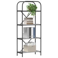 Produktbild för Hyllsystem Grå Sonoma 60 x 30 x 146 cm Konstruerat trä