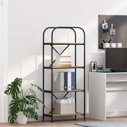 vidaXL Hyllsystem Artisan Ek 60 x 30 x 146 cm Konstruerat trä