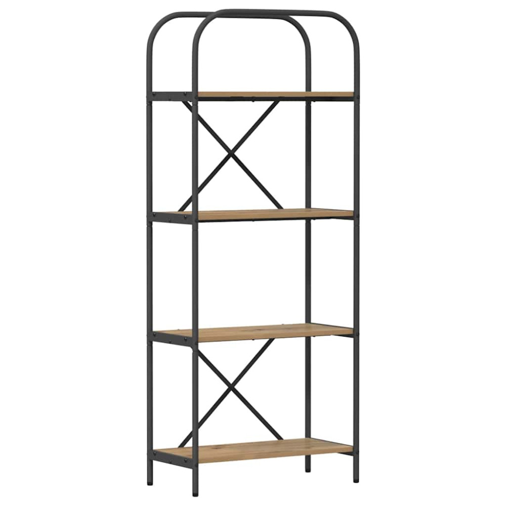 Produktbild för Hyllsystem Artisan Ek 60 x 30 x 146 cm Konstruerat trä