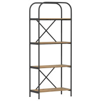 Produktbild för Hyllsystem Artisan Ek 60 x 30 x 146 cm Konstruerat trä