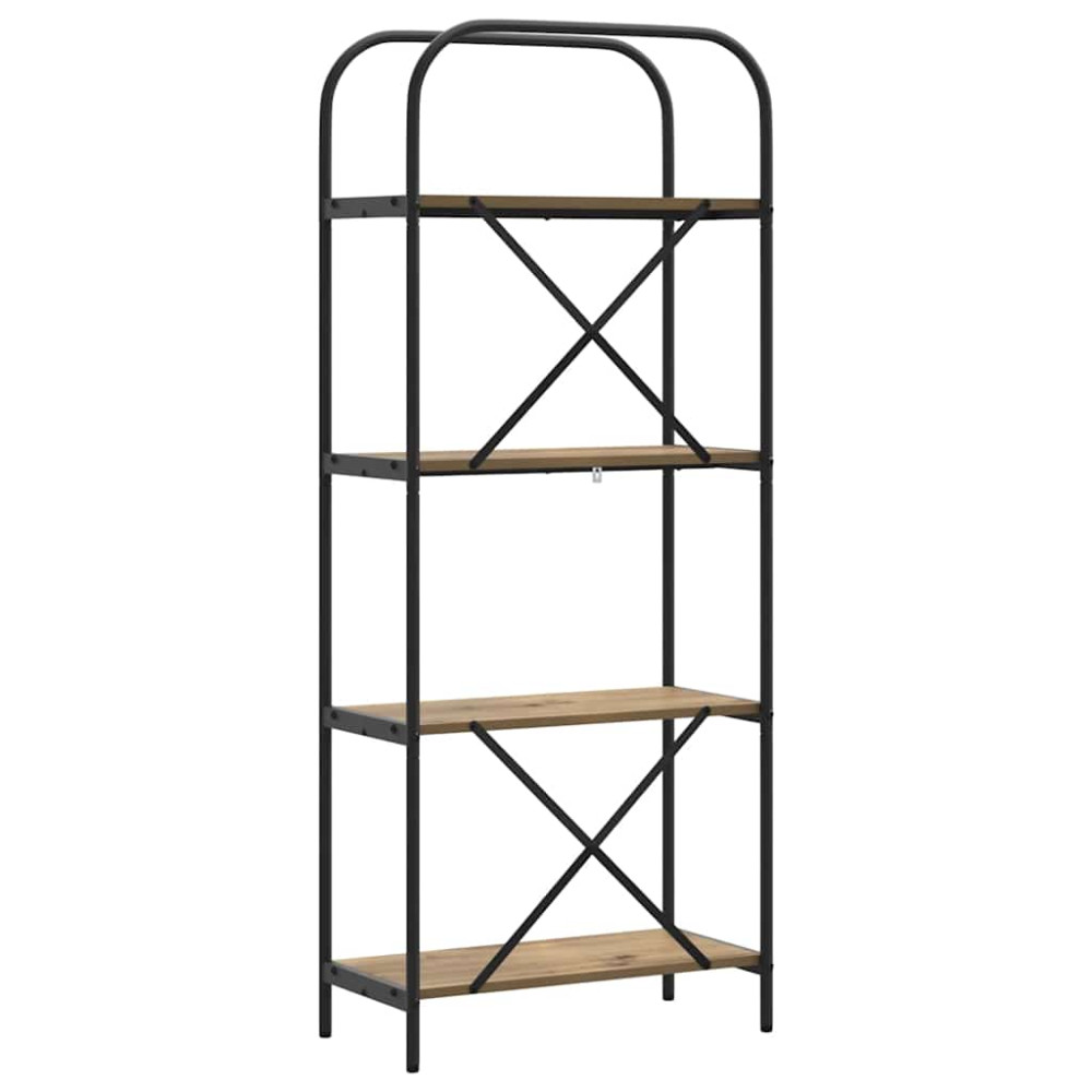 Produktbild för Hyllsystem Artisan Ek 60 x 30 x 146 cm Konstruerat trä