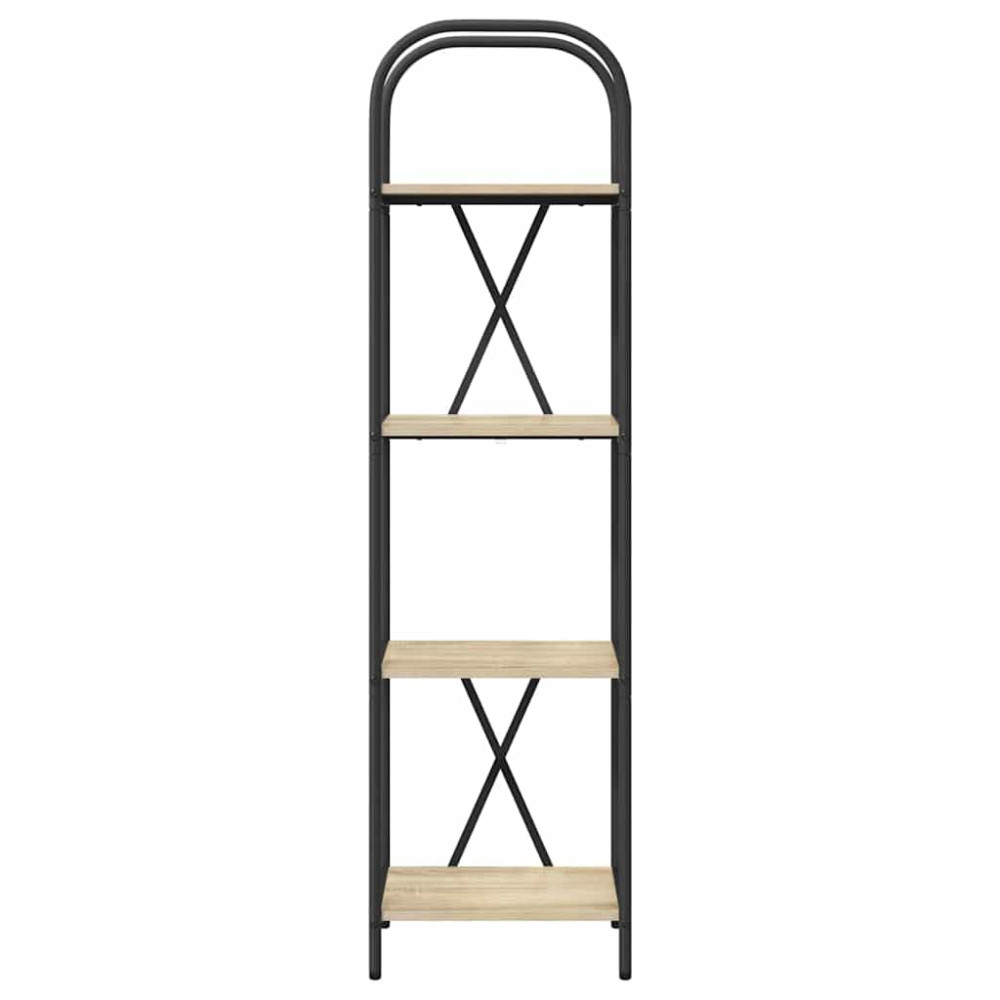 Produktbild för Hyllsystem Sonoma-ek 40 x 30 x 146 cm Konstruerat trä