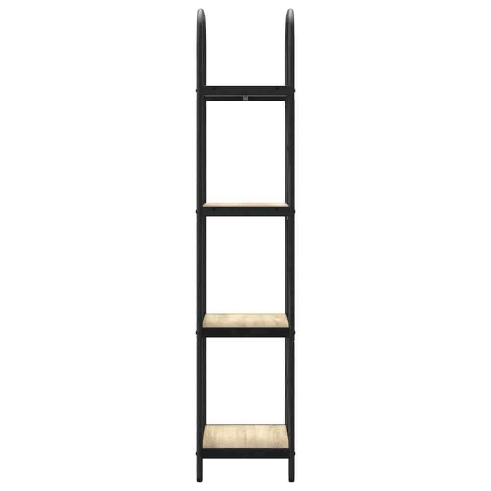 Produktbild för Hyllsystem Sonoma-ek 40 x 30 x 146 cm Konstruerat trä