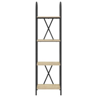 Produktbild för Hyllsystem Sonoma-ek 40 x 30 x 146 cm Konstruerat trä