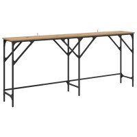 Produktbild för Konsolbord Artisan Ek 180 x 30 x 75 cm Konstruerat trä