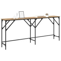 Produktbild för Konsolbord Artisan Ek 180 x 30 x 75 cm Konstruerat trä