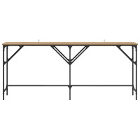 Produktbild för Konsolbord Artisan Ek 180 x 30 x 75 cm Konstruerat trä