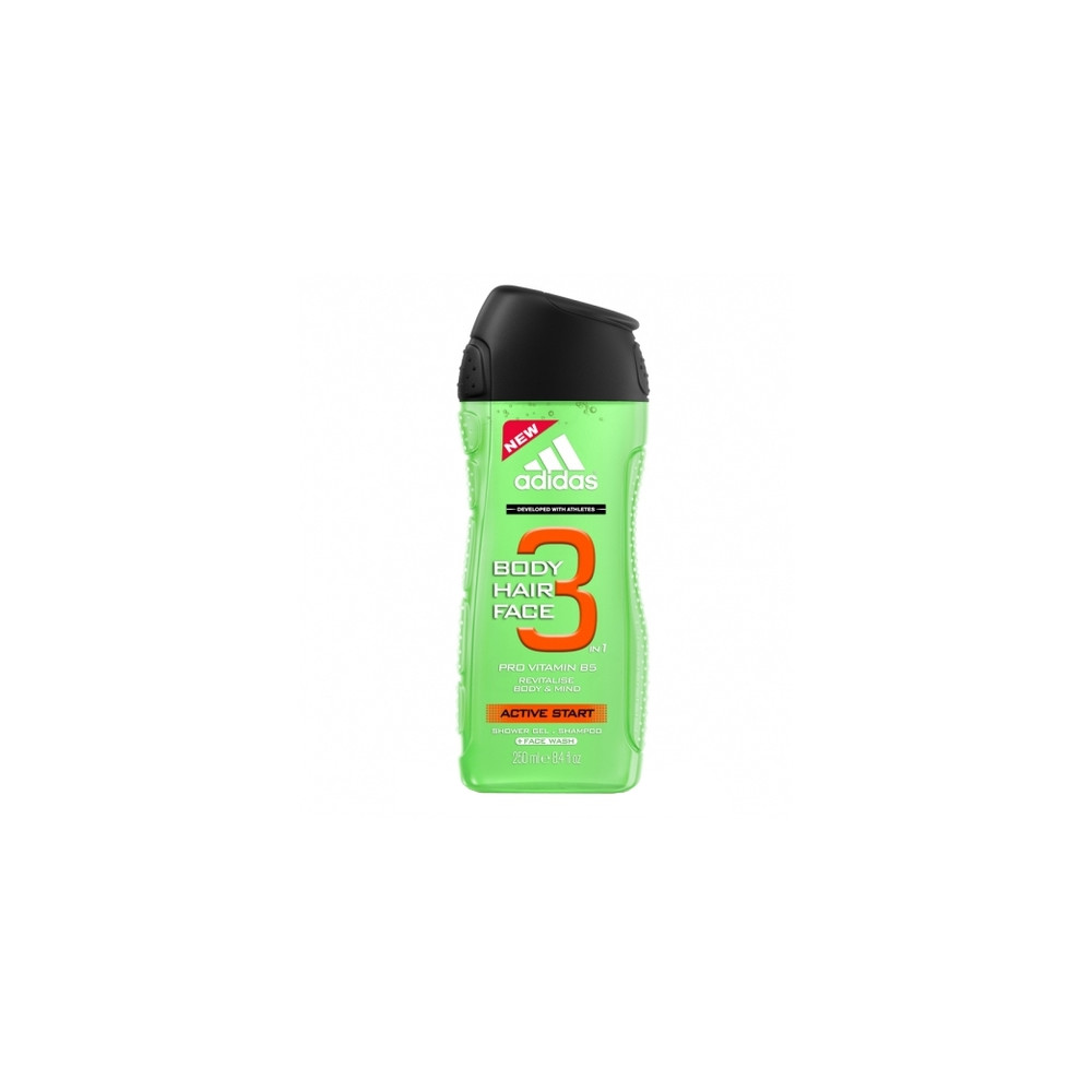 Produktbild för Adidas Active Start 3in1 Shower Gel M 400ml
