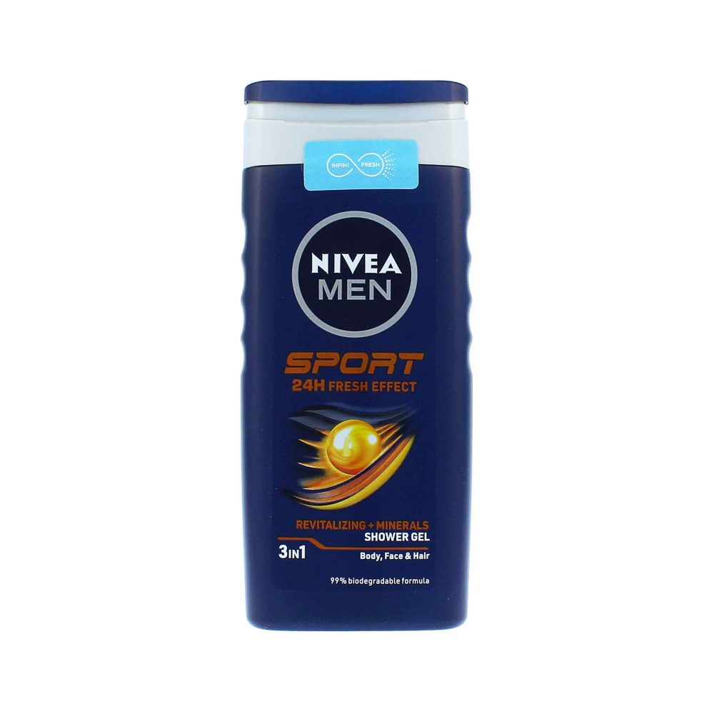 Produktbild för Nivea Men Sport Shower Gel 250ml